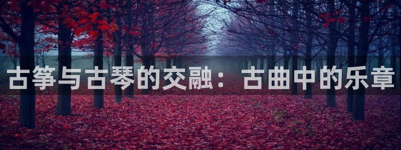 凯发网官网:古筝与古琴的交融:古曲中的乐章